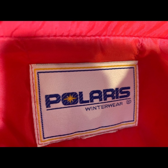 Polaris Vintage 1980’s Indy Lite Motor Sports Windbreaker Jacket Red Large? XL? - Picture 11 of 11